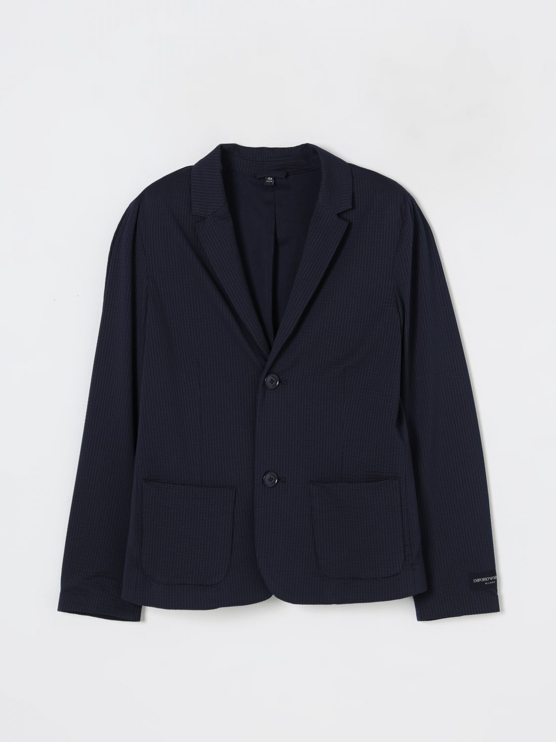 Blazer EMPORIO ARMANI Kids color Blue