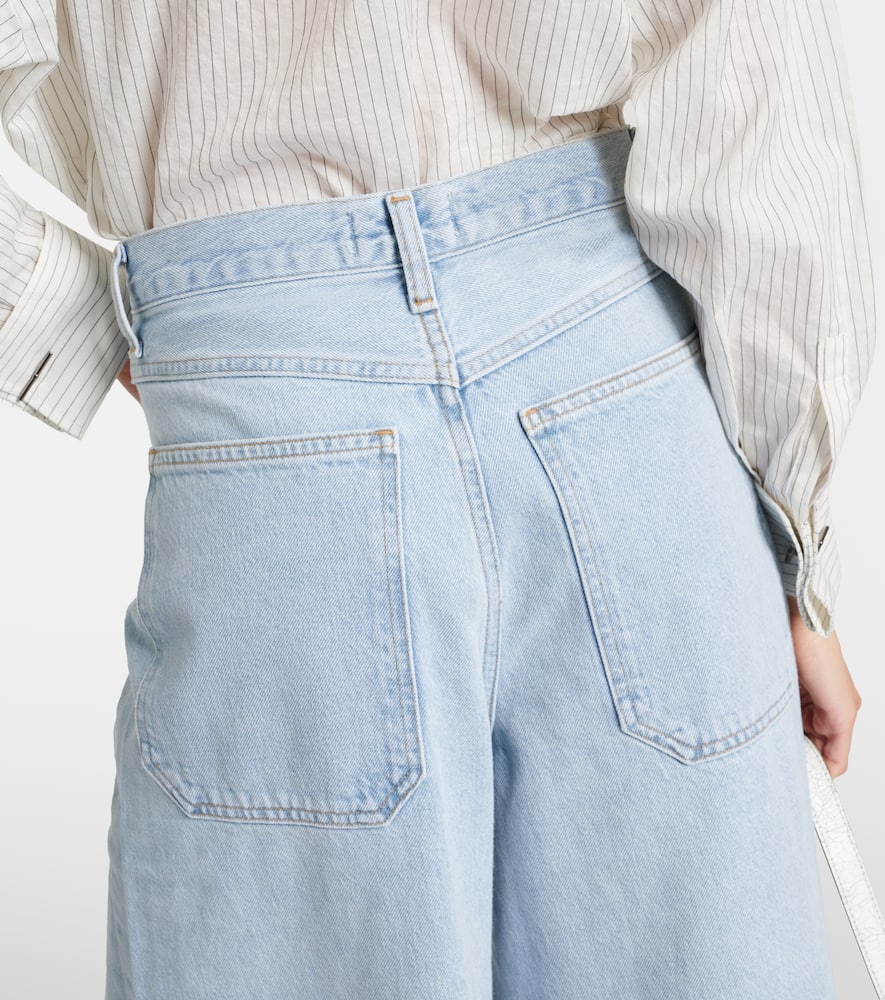 Nolan mid-rise wide-leg jeans