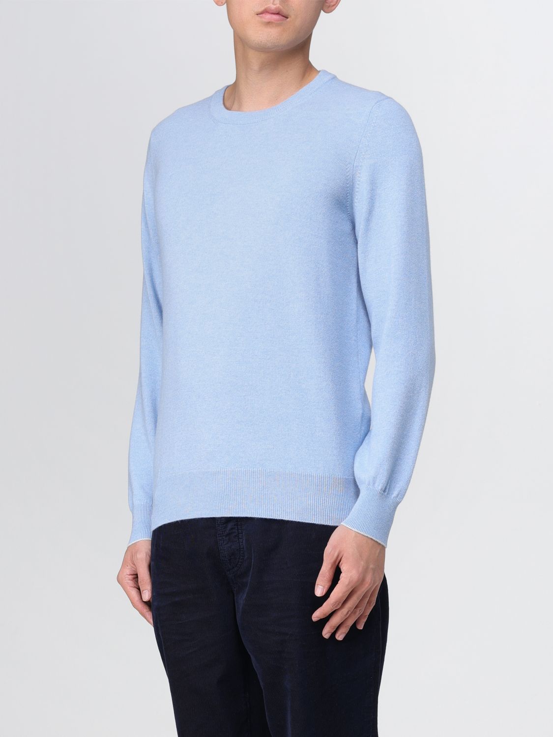 Sweater Men color Gnawed Blue