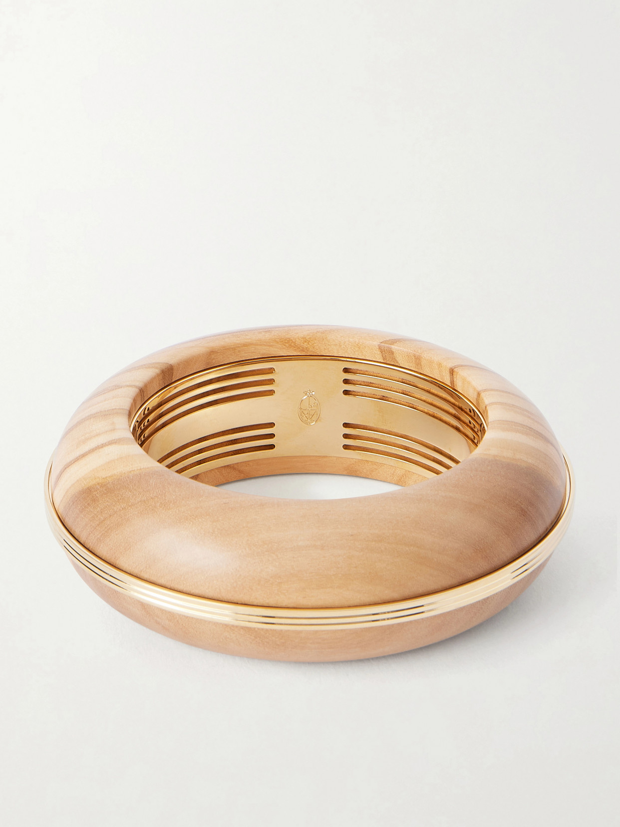 + Loulou De La Falaise Lucie Gold-tone Wood Bangle - Unknown