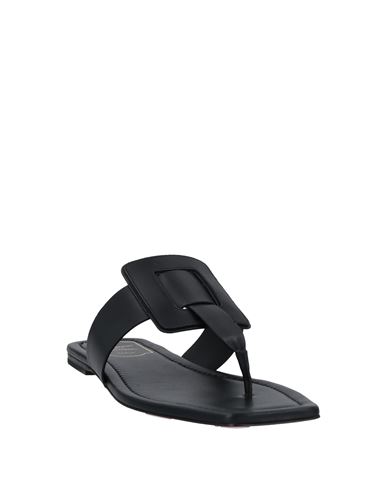 Woman Thong sandal Black Size 4.5 Soft Leather