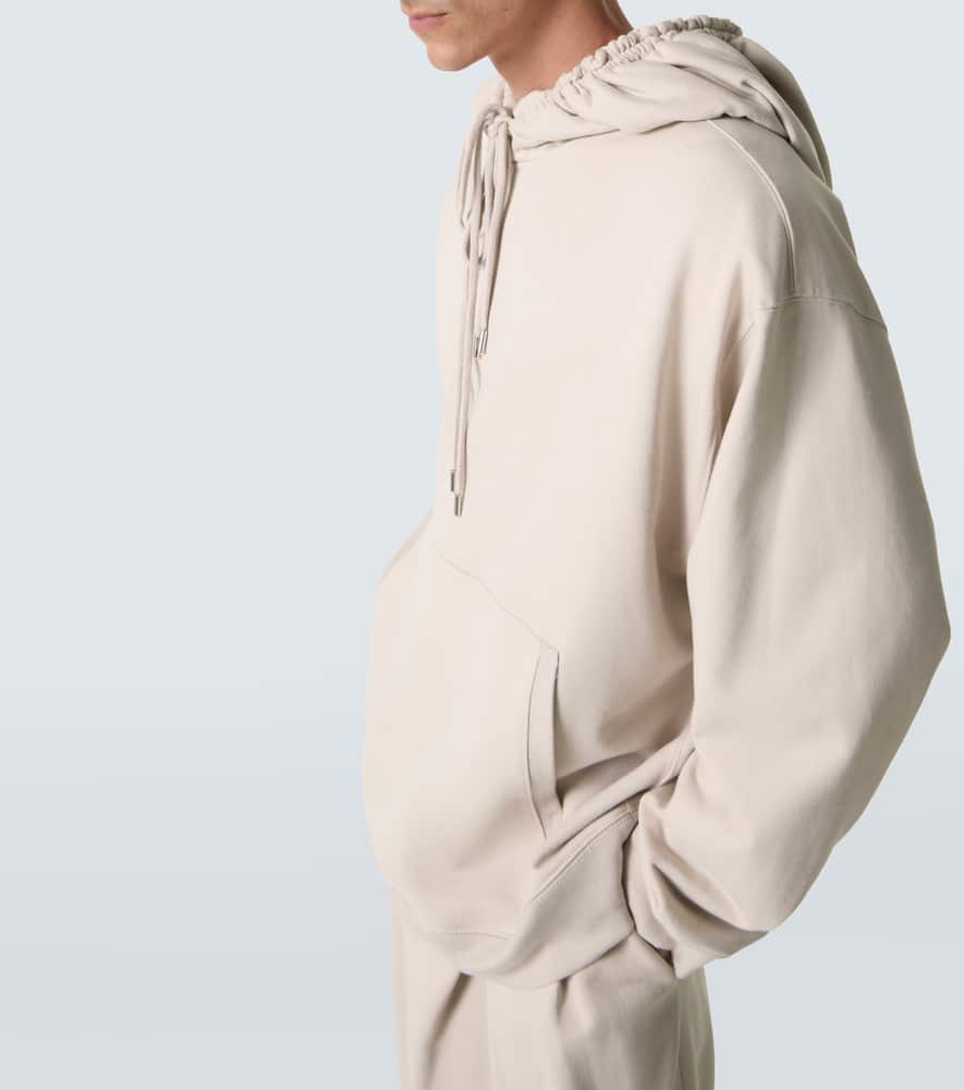 Cotton jersey hoodie