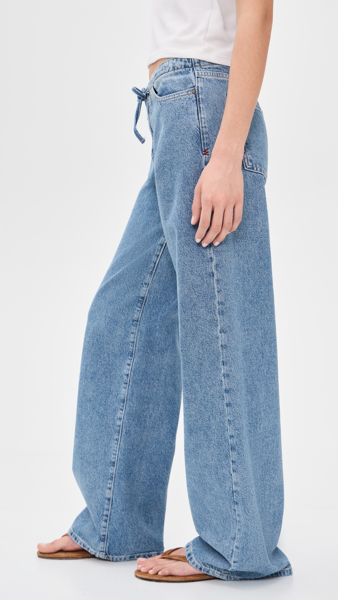 The Big Easy Pull On Wide Leg Jeans Cleo