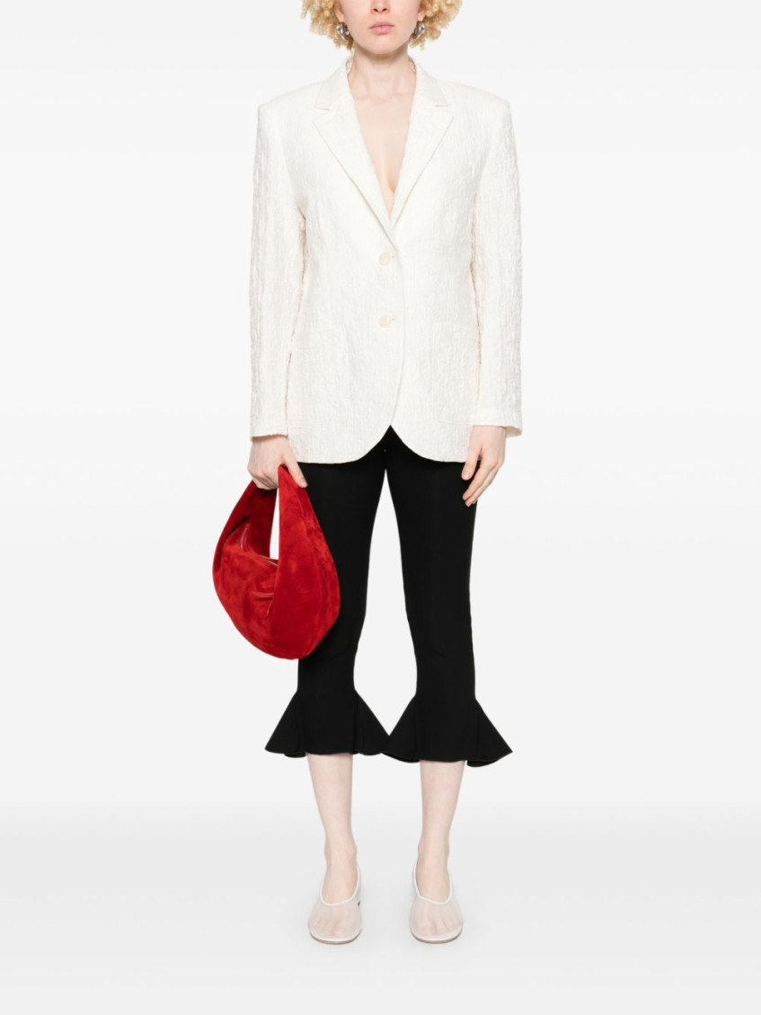 HARRIS WHARF LONDON- Cotton Blend Blazer Jacket
