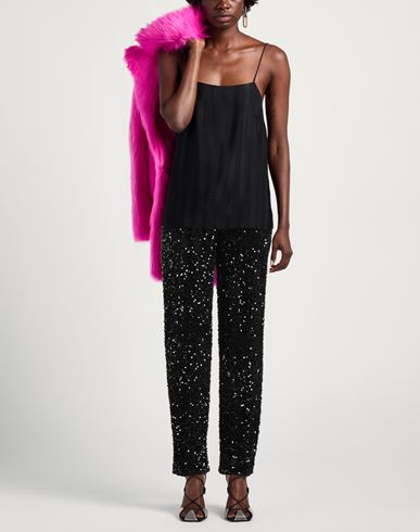 Woman Pants Black Size 6 Polyester