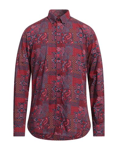 Man Shirt Brick Size XL Cotton