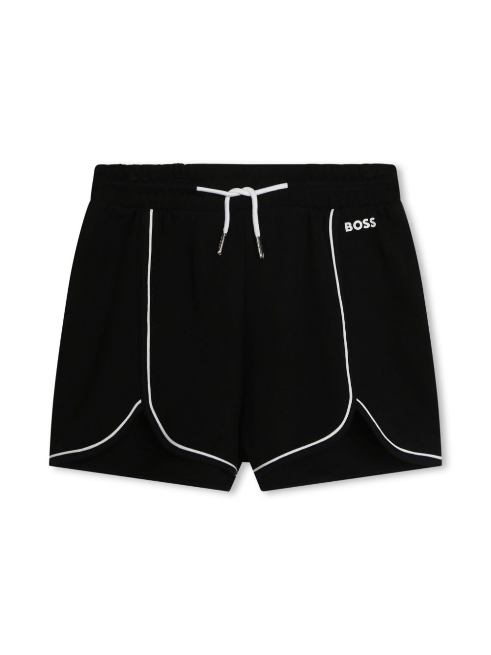 Logo-print track shorts - Black