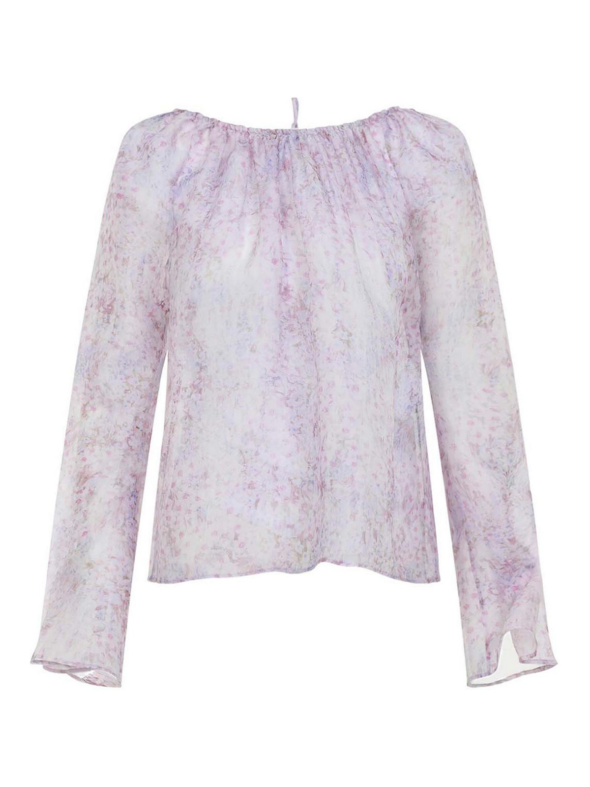 Printed Organza Blouse
