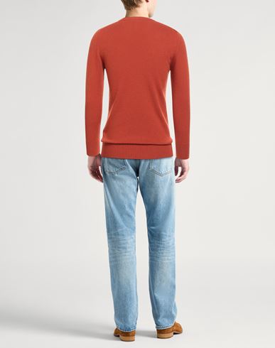 Man Sweater Rust Size L Cashmere