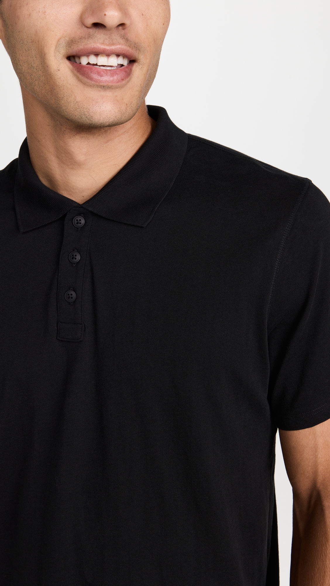 Classic Jersey Polo Black