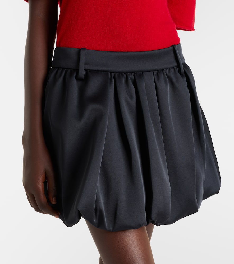 Shiny Statement duchesse miniskirt