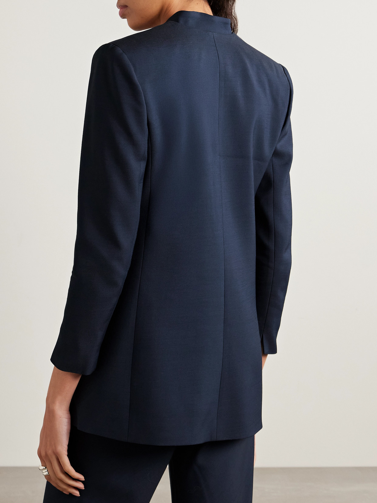 Ona Twill Blazer - Blue