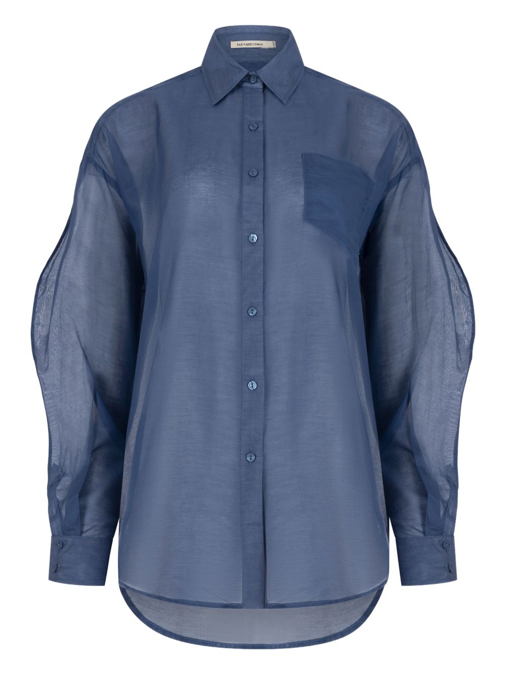 Jade sheer shirt - Blue