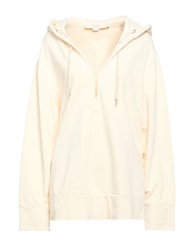 Woman Sweatshirt Ivory Size S Cotton