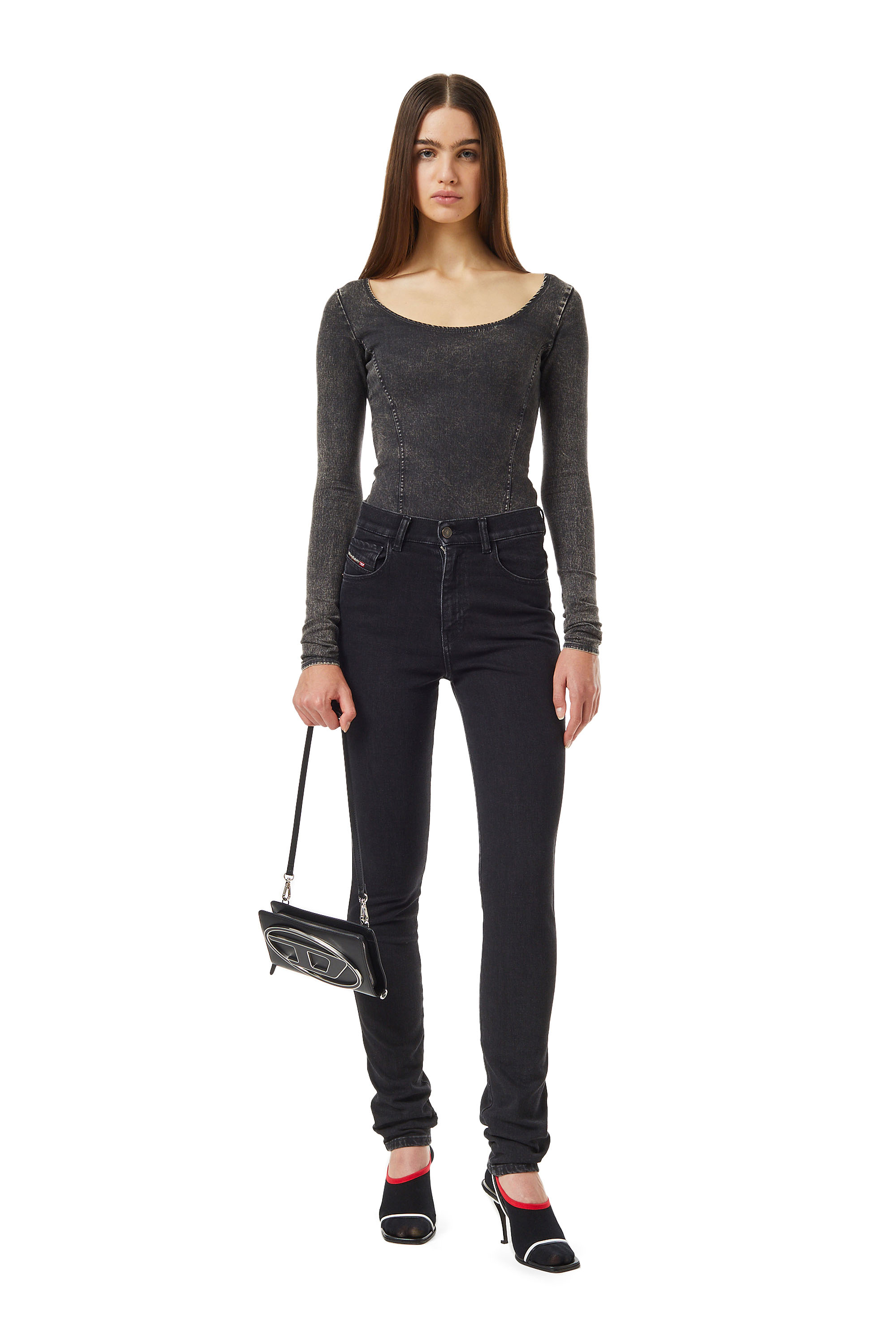 1994 Z9c25 straight jeans - Black