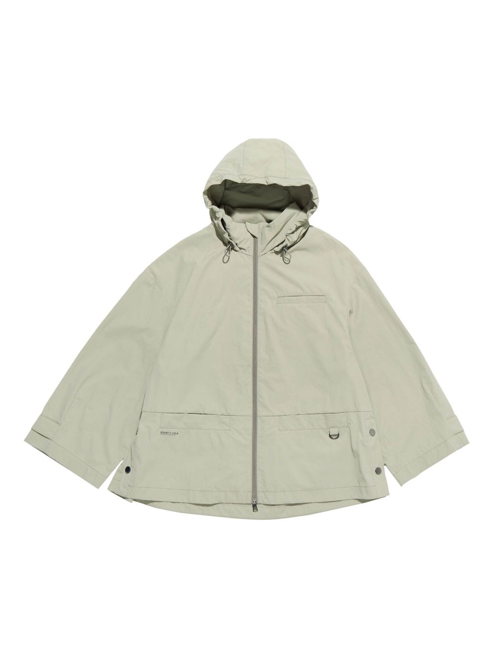 Bimba y Lola hooded trench coat - Green