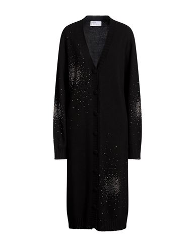 Woman Midi dress Black Size M Wool, Viscose, Polyamide, Cashmere