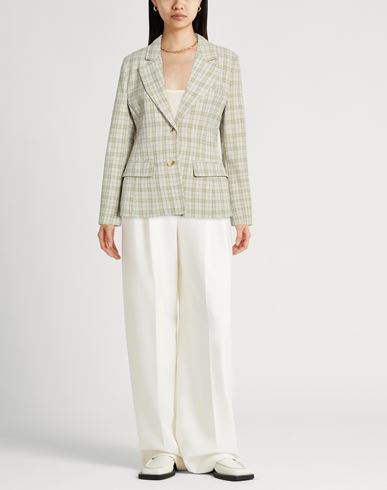 Woman Blazer Light grey Size M Polyester, Viscose, Elastane