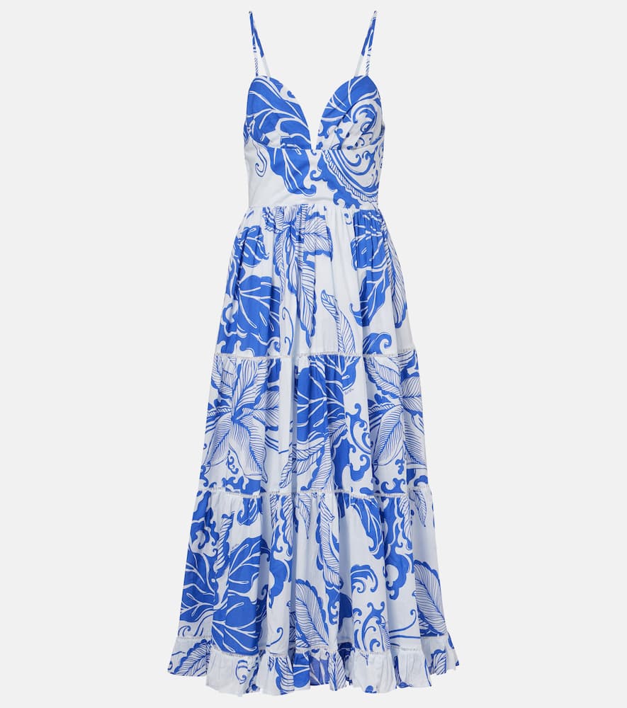 Milena printed cotton maxi dress