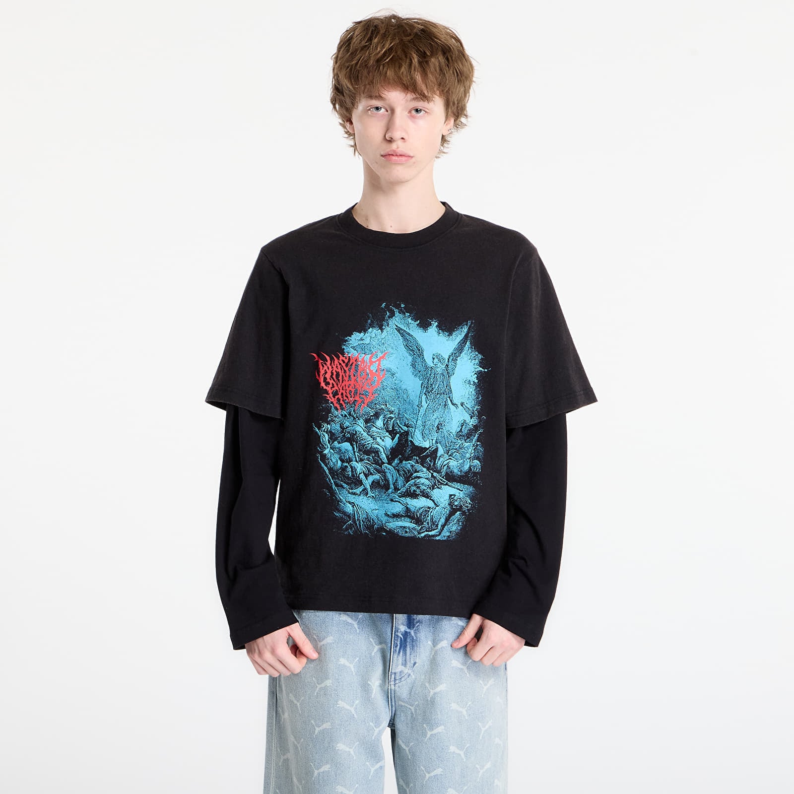 T-shirt Wasted Paris M Legion T Age Faded Black/ Black