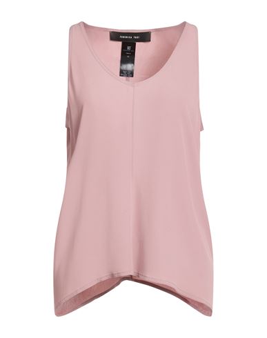 Woman Top Taupe Size 2 Acetate, Silk