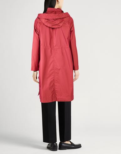 Woman Overcoat & Trench Coat Brick Size 4 Polyester