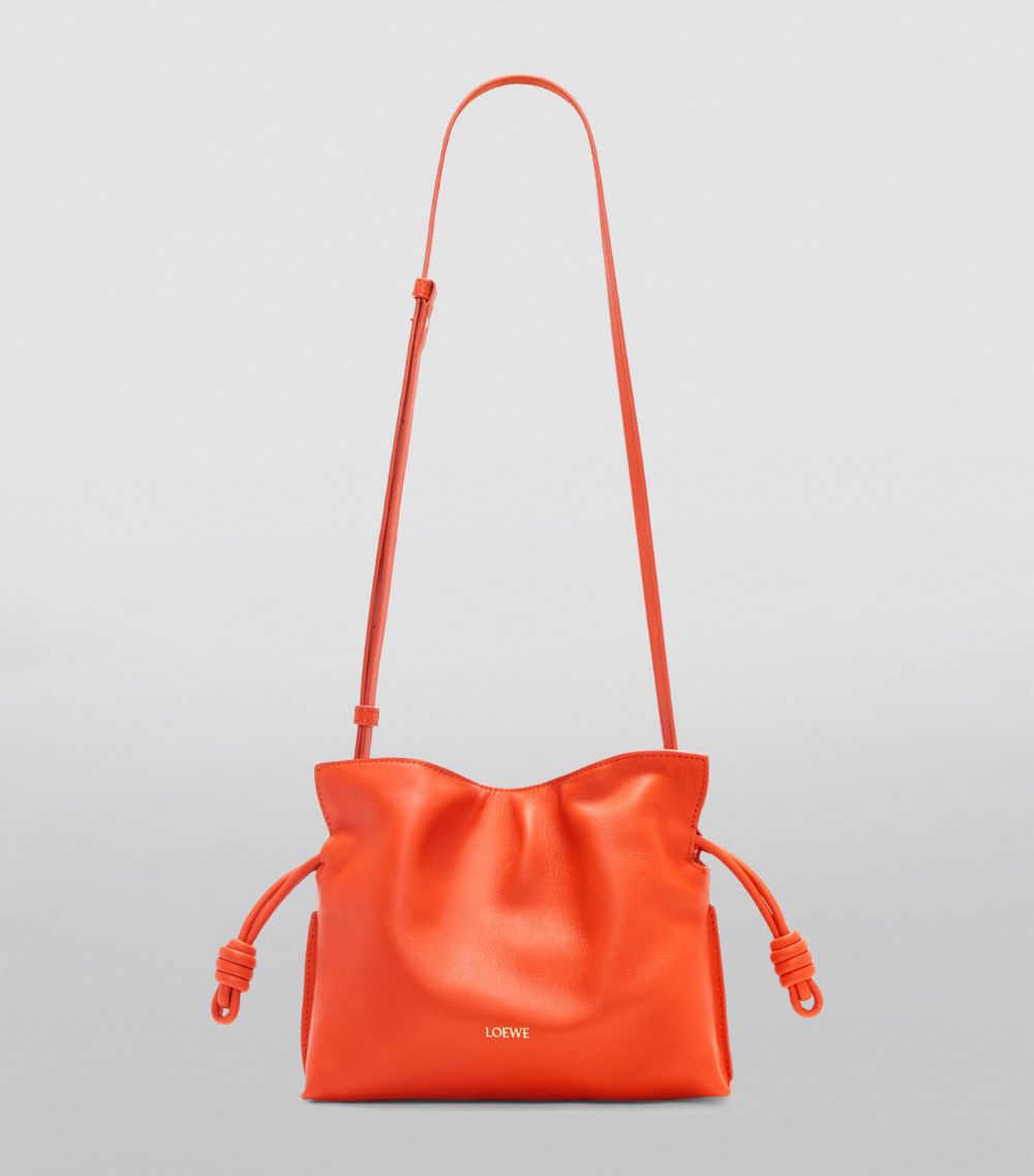 Mini Leather Flamenco Clutch Bag