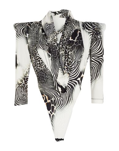 Woman Bodysuit Black Size 6 Polyacrylic, Elastane