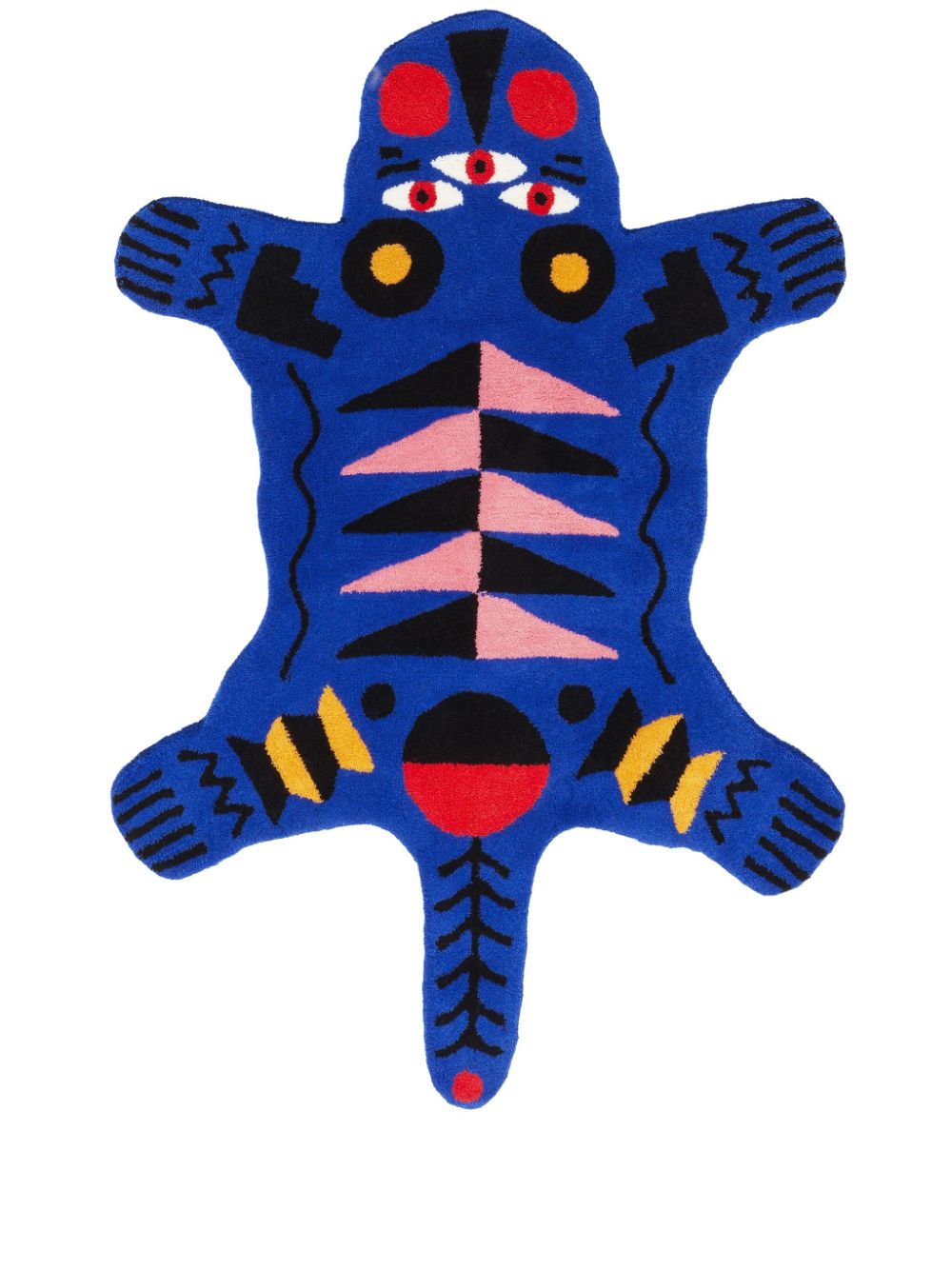 Large Oggian Panther tufted carpet - Blue