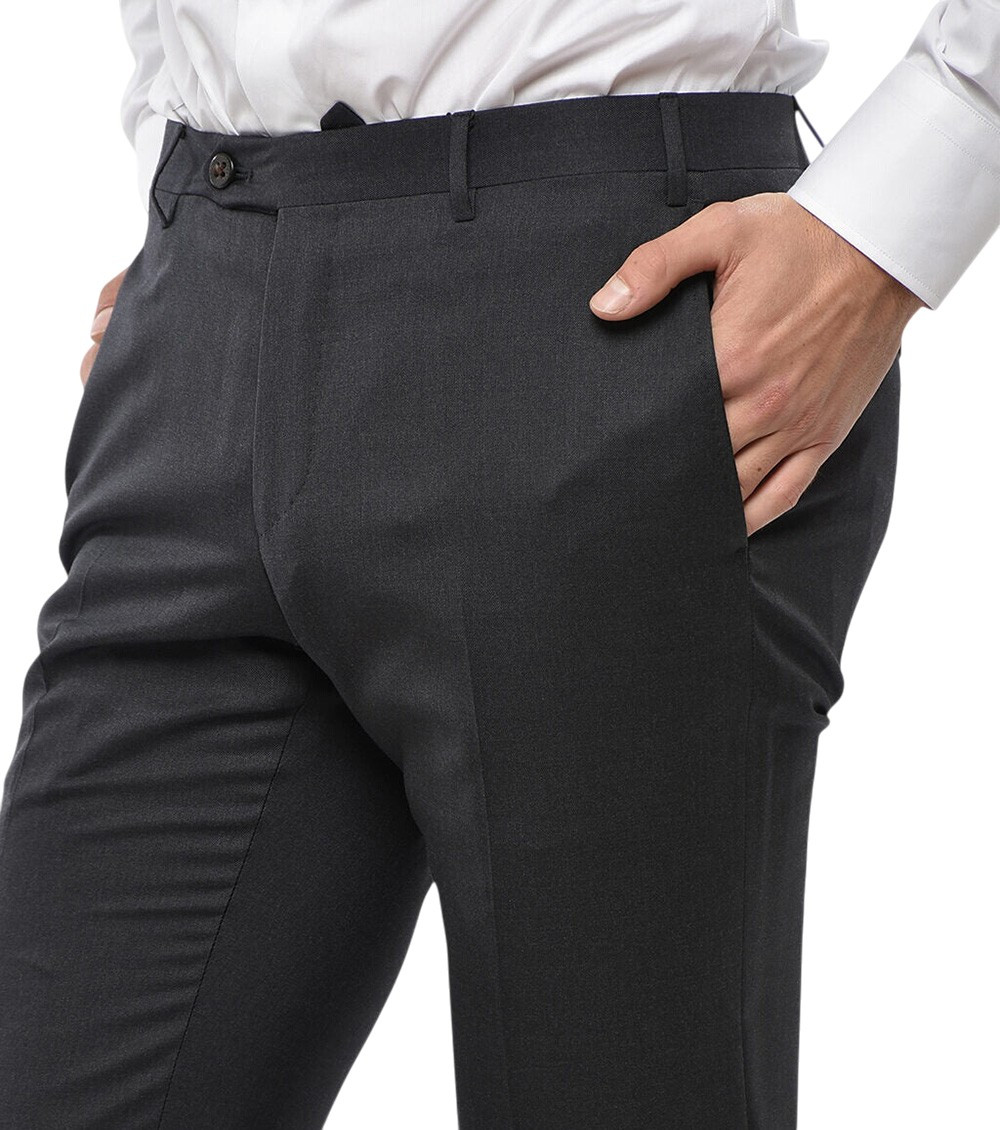 Dark Grey Tailored Pants