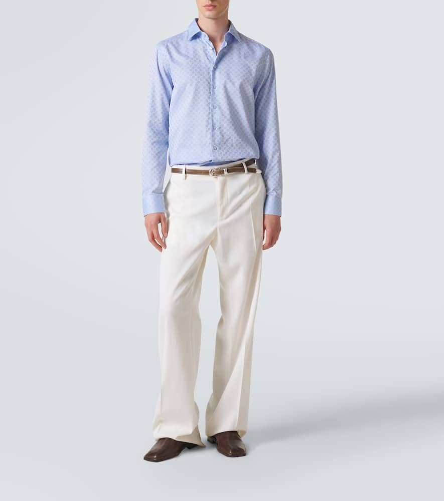 Etro Printed cotton shirt