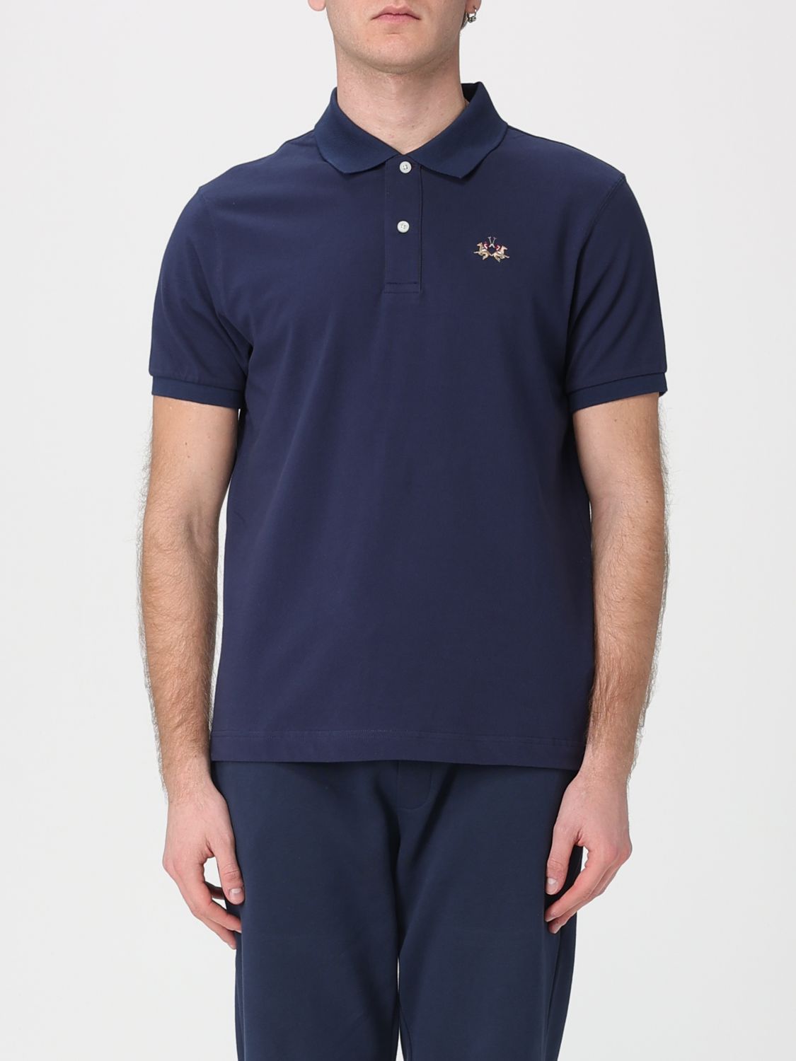 Polo Shirt Men color Blue
