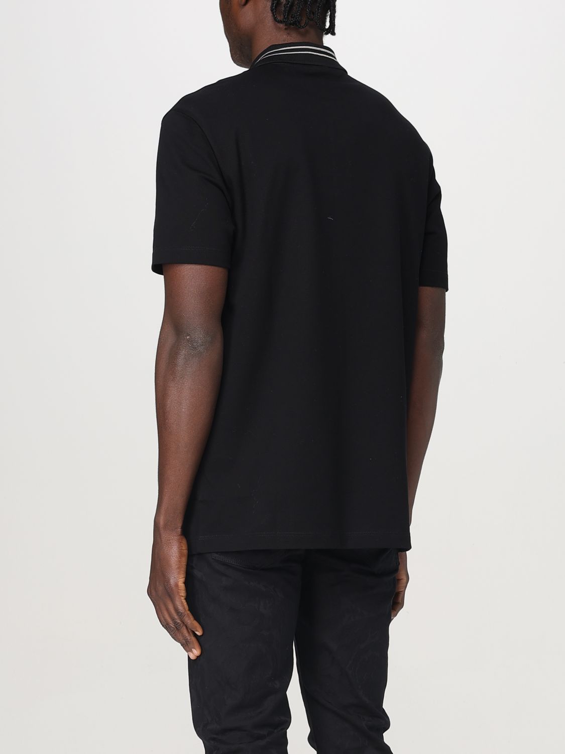 Polo Shirt Men color Black