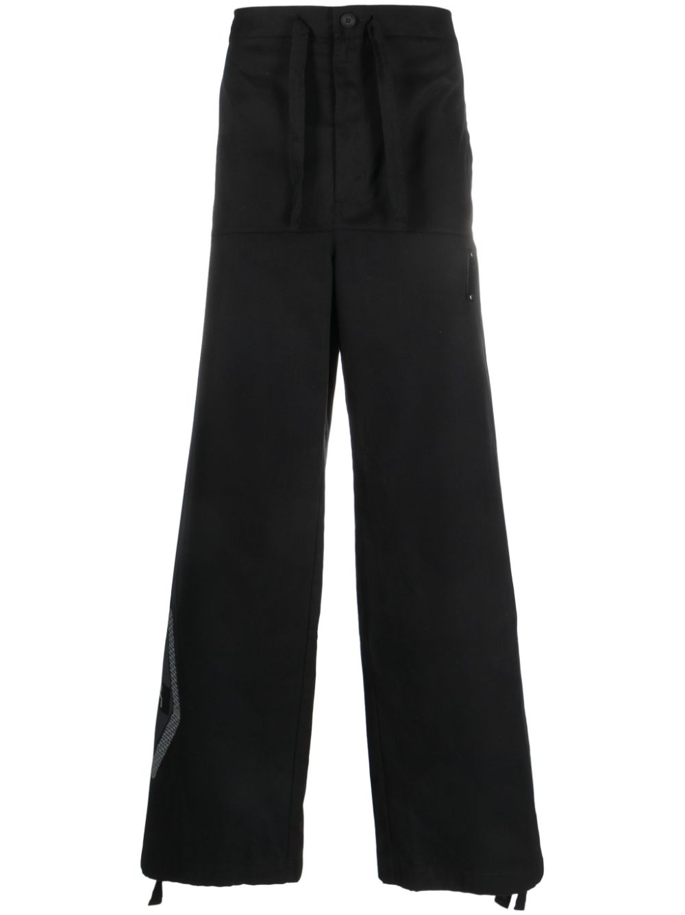 Vertex wide-leg trousers - Black
