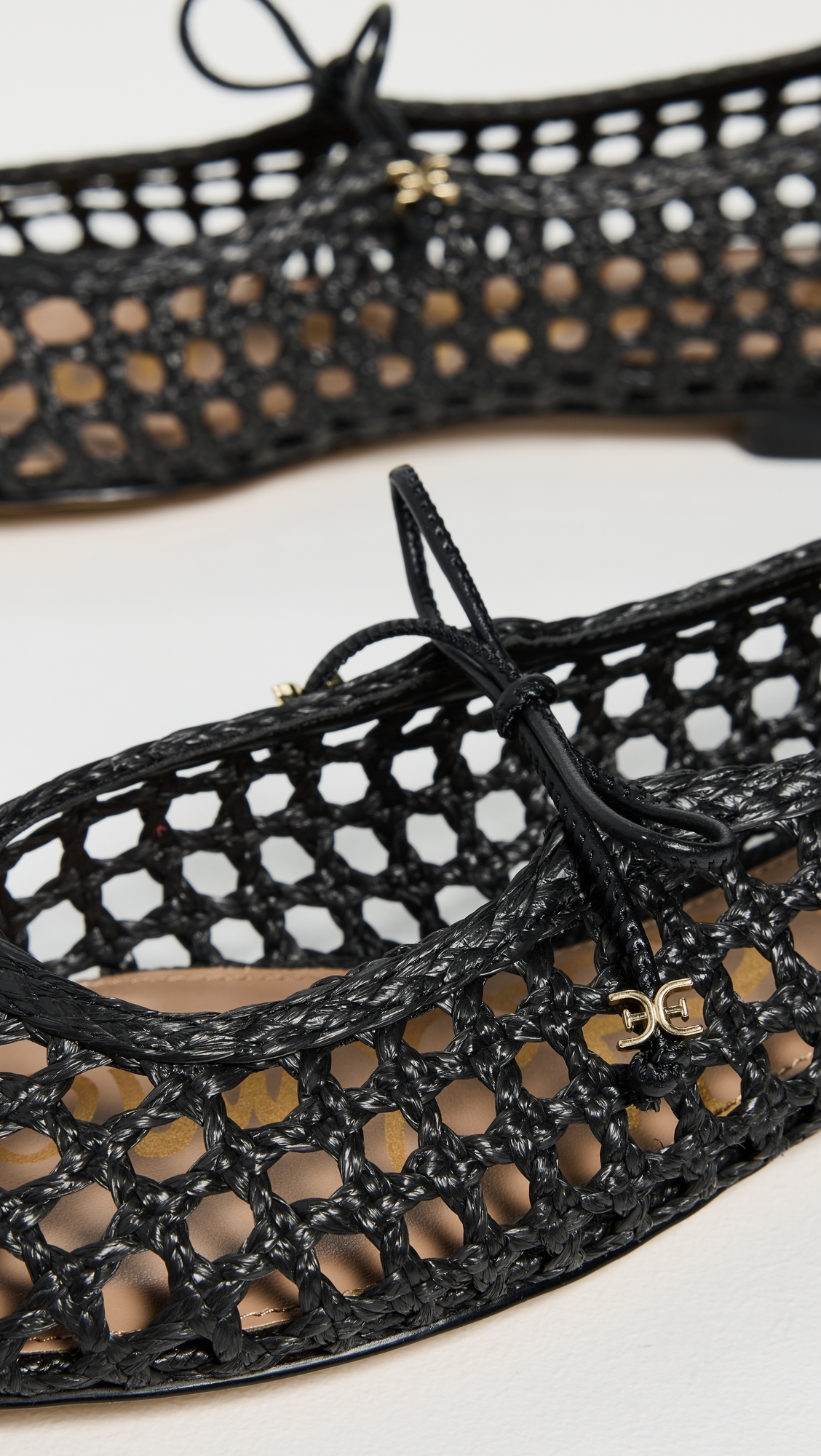 Sam Edelman Marcie Woven Mary Jane Flats Black