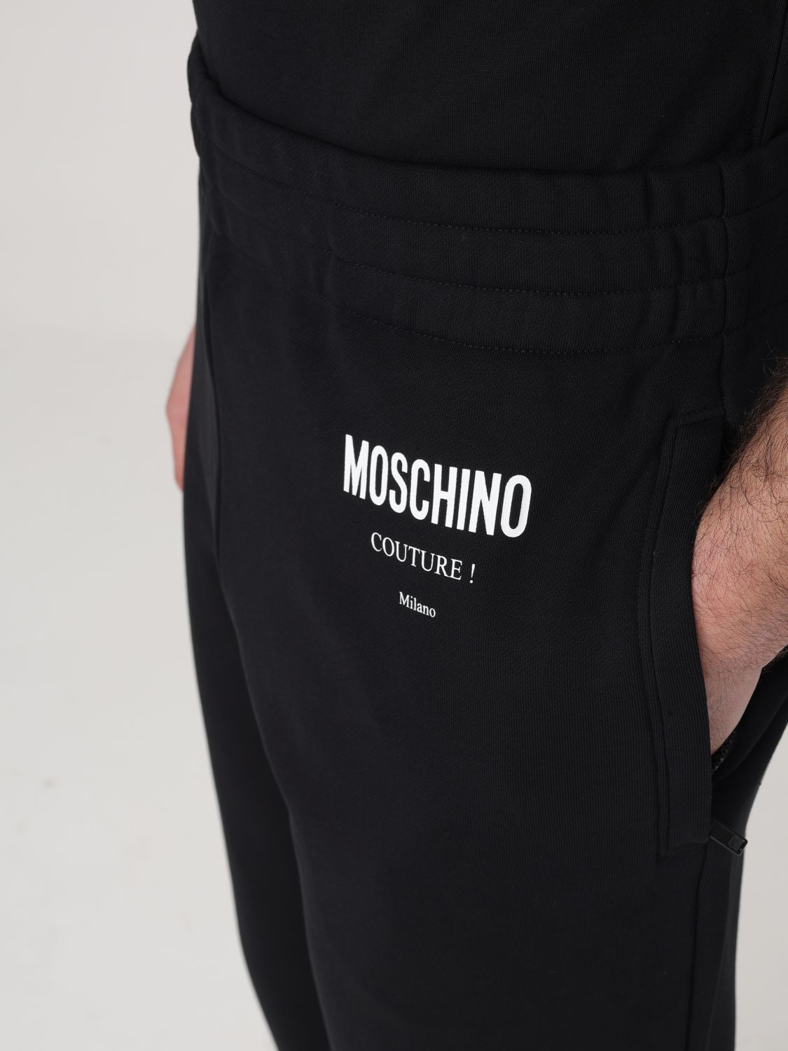 Pants Men color Black