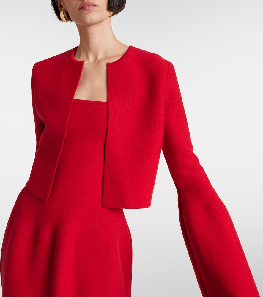 Katlin cropped wool jacket