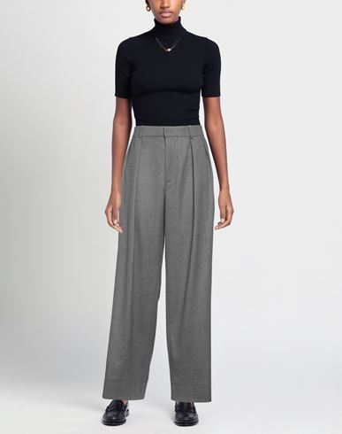 Wardrobe. nyc Woman Pants Grey Size S Virgin Wool