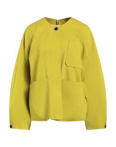 Woman Jacket Lime green Size 6 Viscose, Polyamide, Elastane