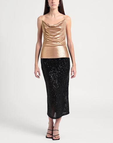 H2o Italia Woman Top Gold Size L Polyester