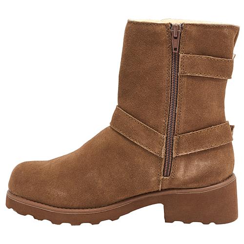 ® Riveria Suede Moto Boot with Faux Sherpa Lining