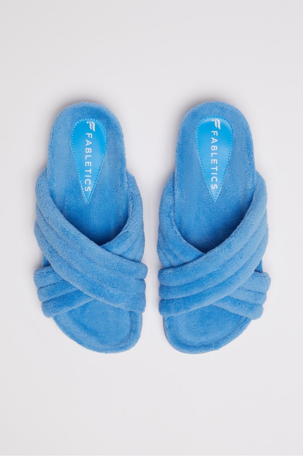 Fabletics Women's Terry Criss Cross Slide II Island Escape