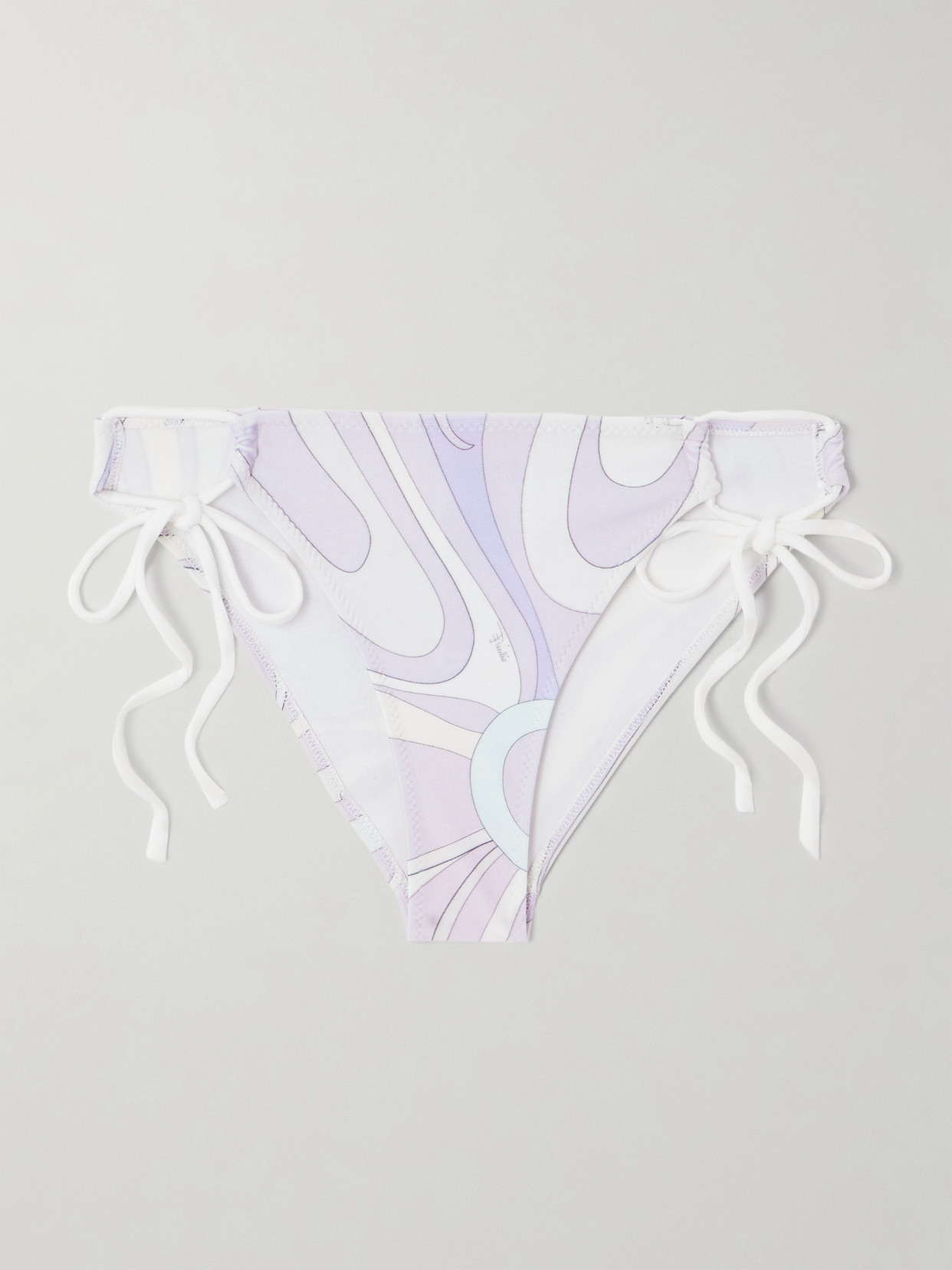 Printed Bikini Briefs - Purple