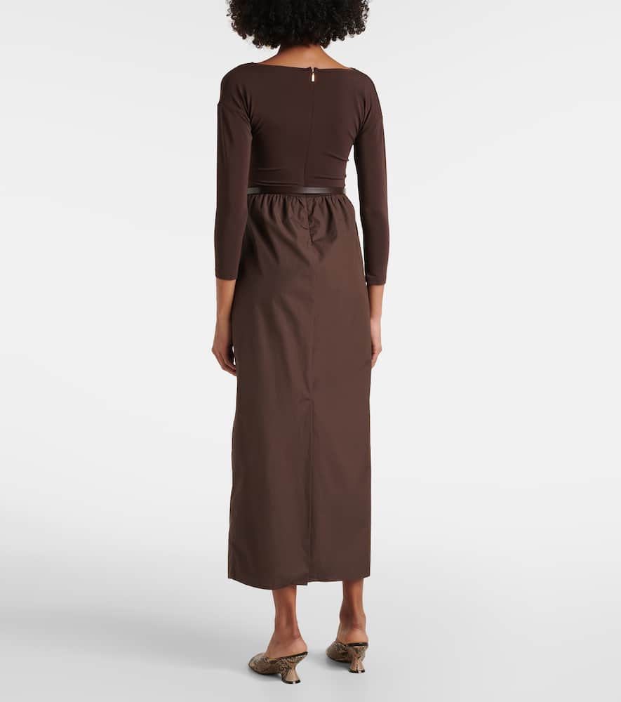Kaiser belted maxi dress