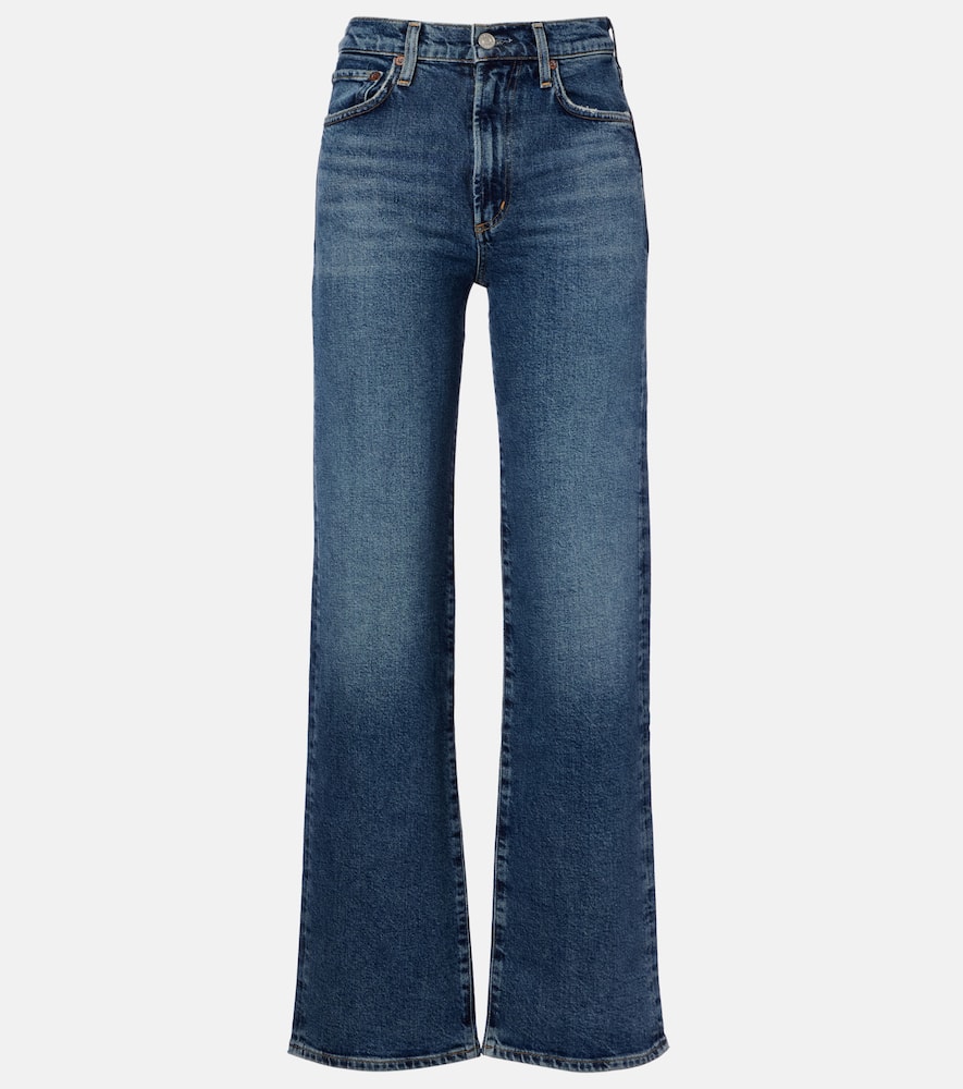Harper mid-rise straight jeans