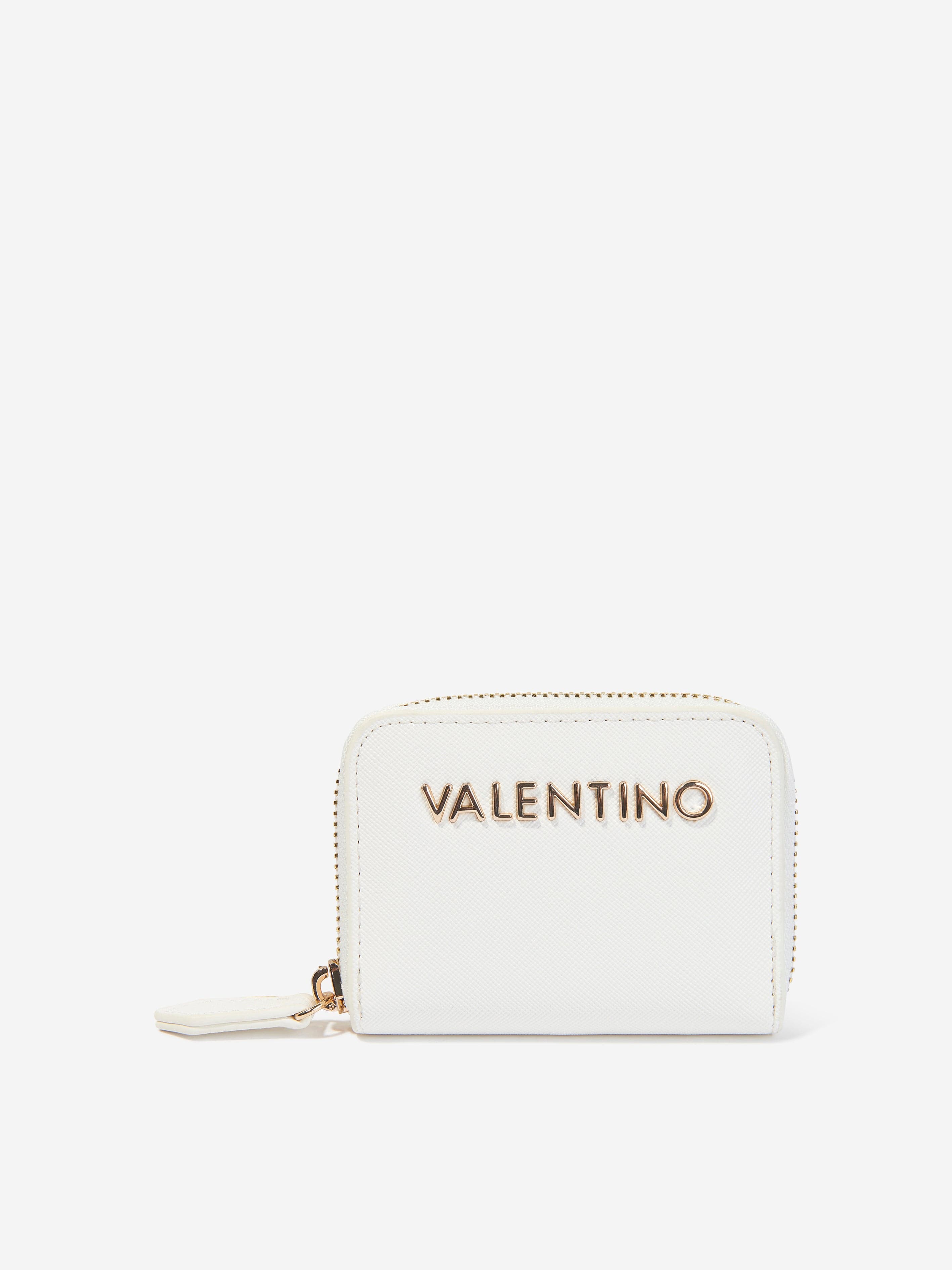 Valentino Girls Divina Zip Around Wallet in White (10.9cm) One size