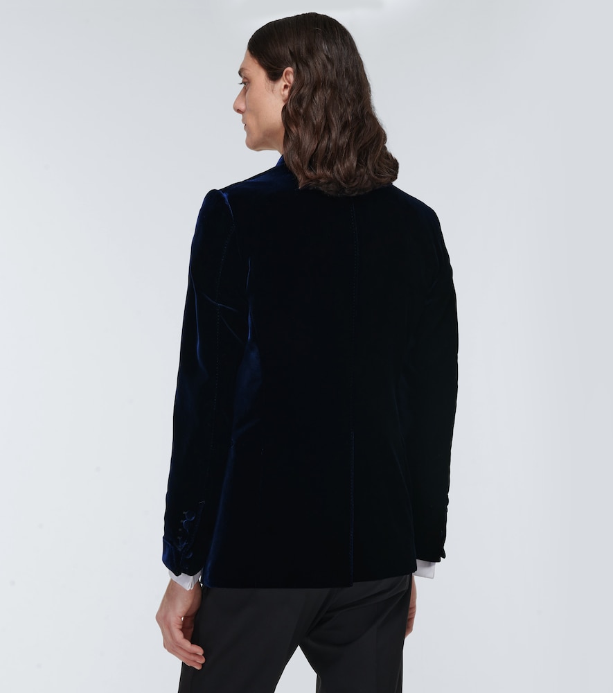 Shelton velvet blazer