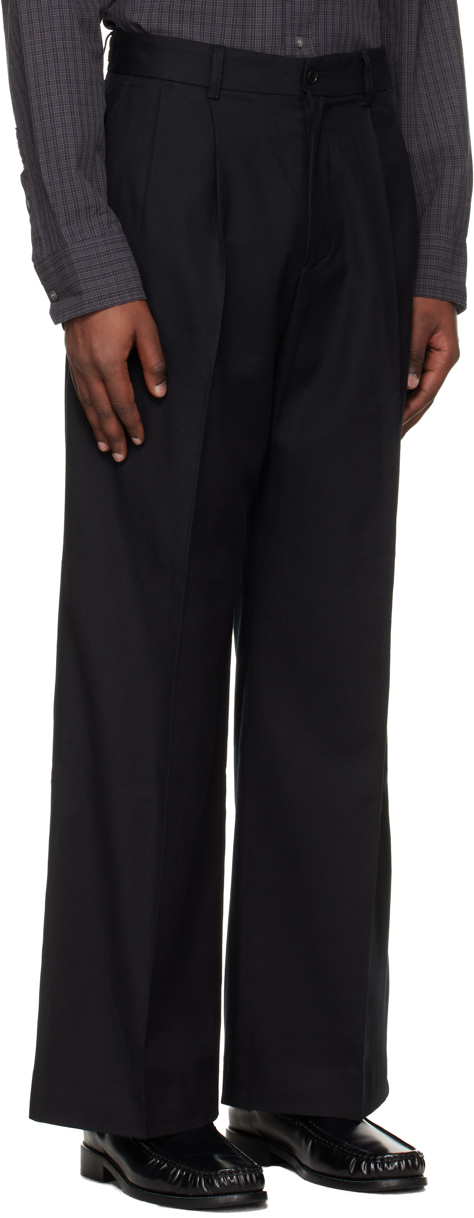 Black Loose-Fit Trousers