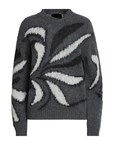 Woman Sweater Grey Size M Merino Wool, Mohair wool, Polyamide