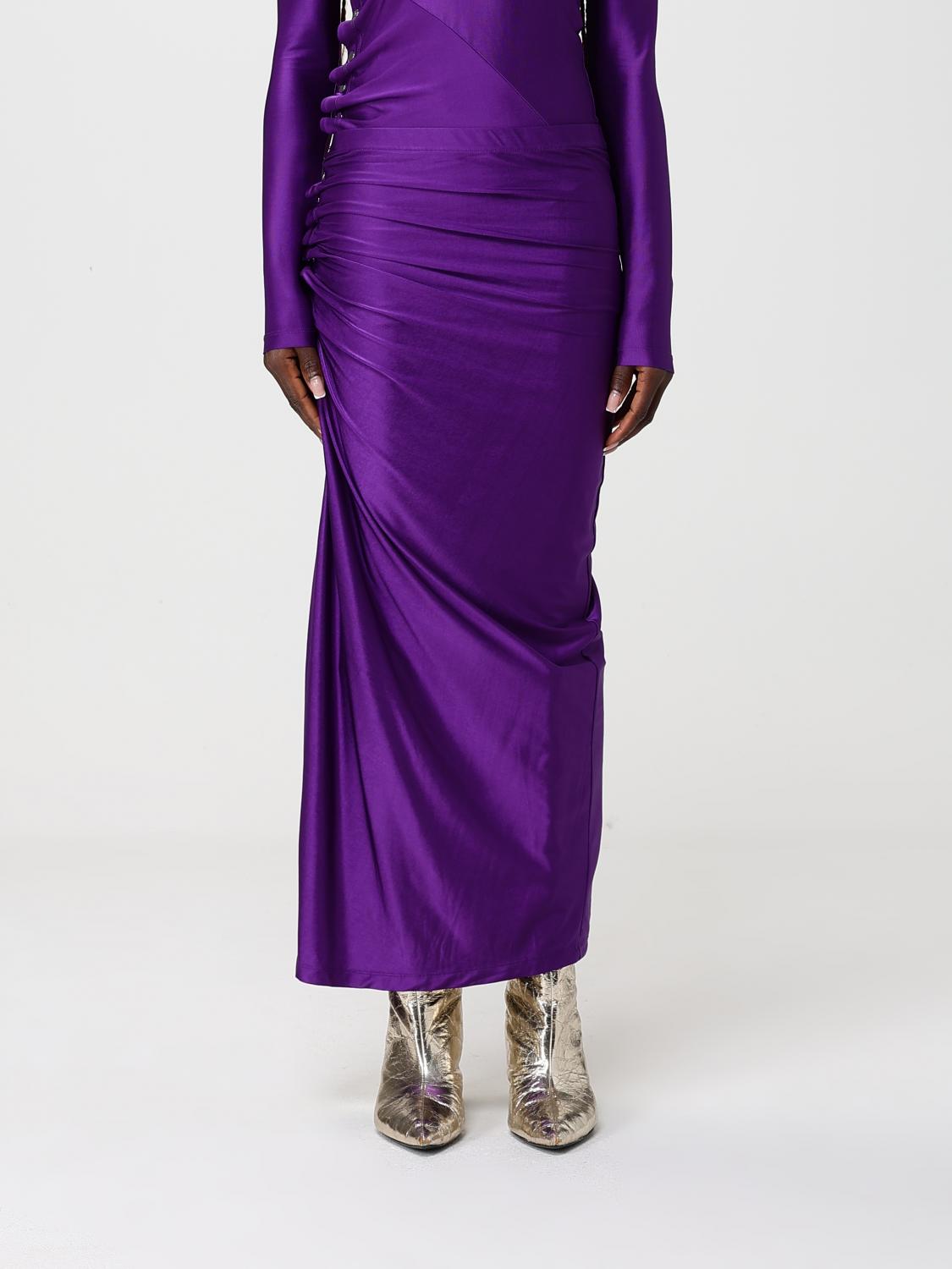 Skirt Woman color Violet